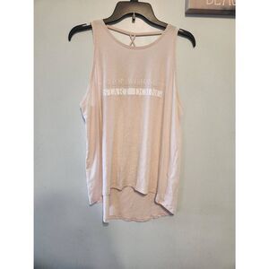 Calia Women's Relaxed Fit Scoop Neck Racer Tank size L Pink